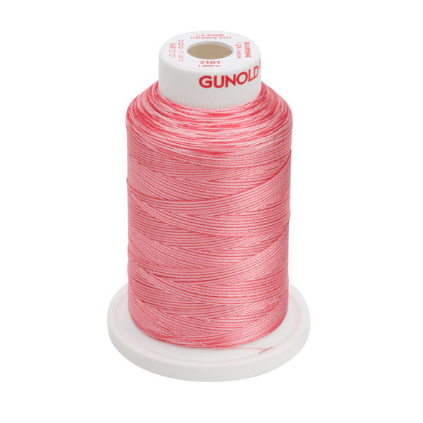 Gunold Embroidery Thread Sulky 40 - 1000m - 2101 Ombre (Multi) Colour Thread