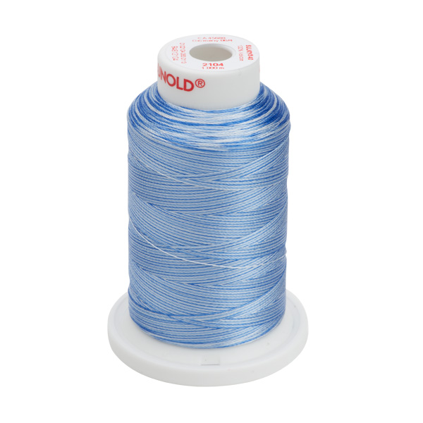 Gunold Embroidery Thread Sulky 40 - 1000m - 2104 Ombre (Multi) Colour Thread