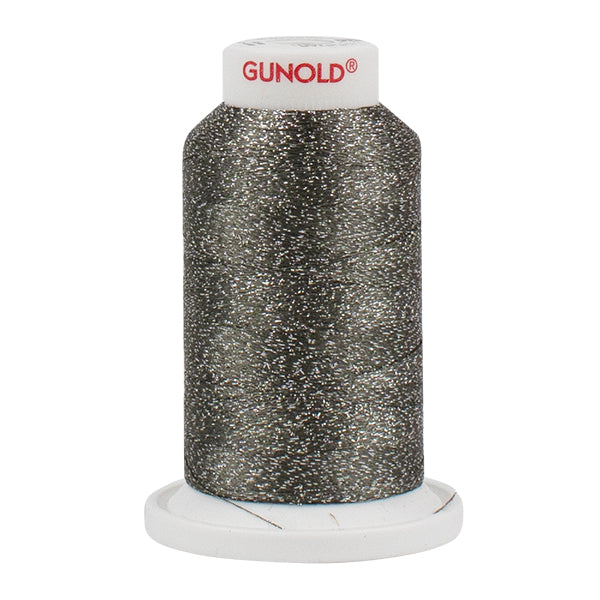 Gunold Embroidery Thread - Poly Sparkle (Star) 30 - 1000m-50621 - Putty with Silver Sparkle 30
