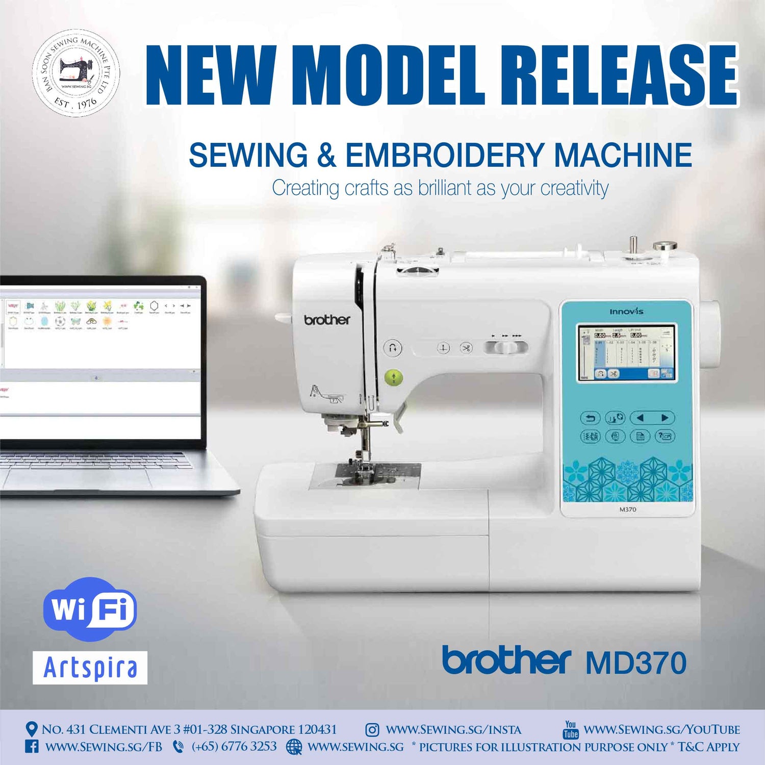 2 in 1 Sewing, Embroidery Sewing Machine