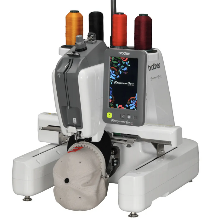 PR1X: Single Needle Embroidery Machine, Cap Frame Set.