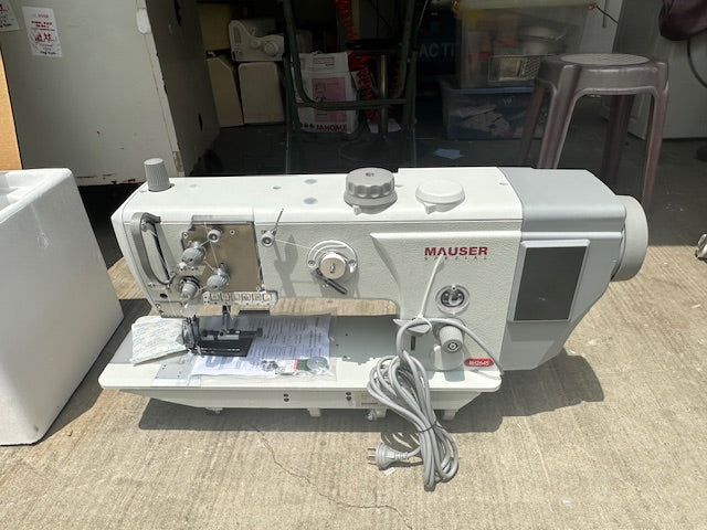 MH-2645 Compound Feed, 3-Point Feed Industrial Lockstitch Sewing Machine Mauser Spezial