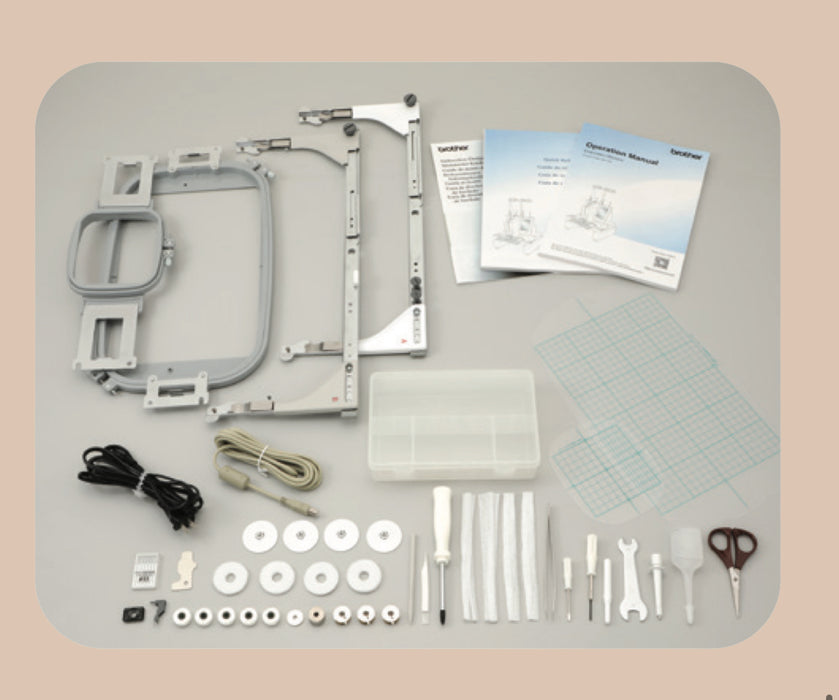 PR1X: Single Needle Embroidery Machine, Included Accessories