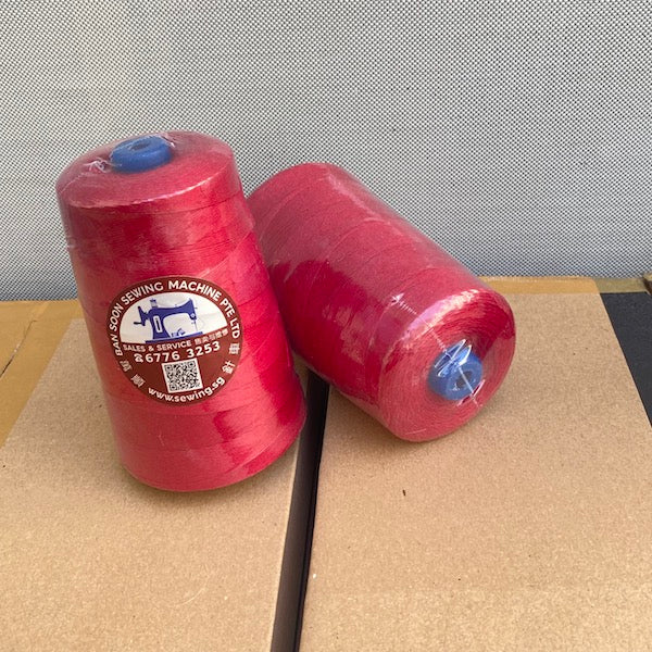 Bag Closer Thread - 20/6; 100% POLYESTER YARN 6 PLY ; Red