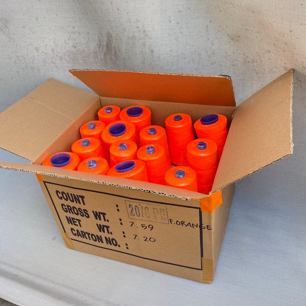 Bag Closer Thread - 20/6; 100% POLYESTER YARN 6 PLY: 7 Colour