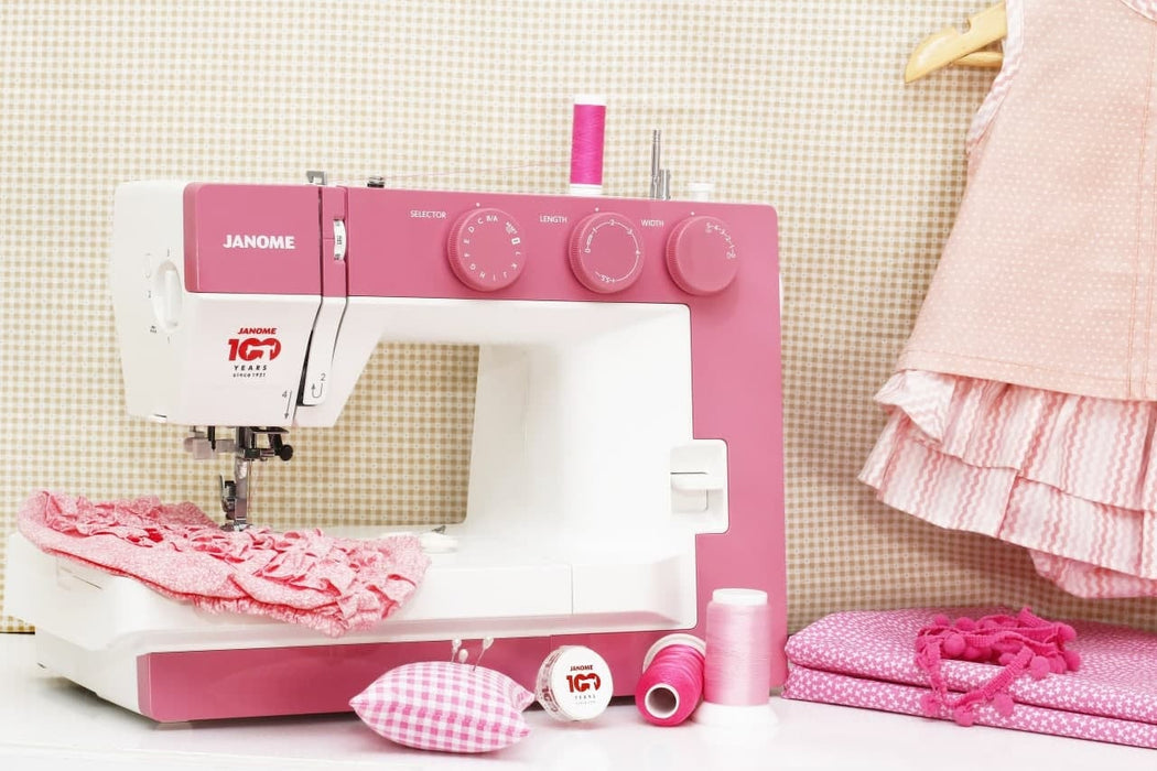 Mothers Day & 520 Promotion - JANOME 1522PG - 100th Year Anniversary Edition Sewing Machine