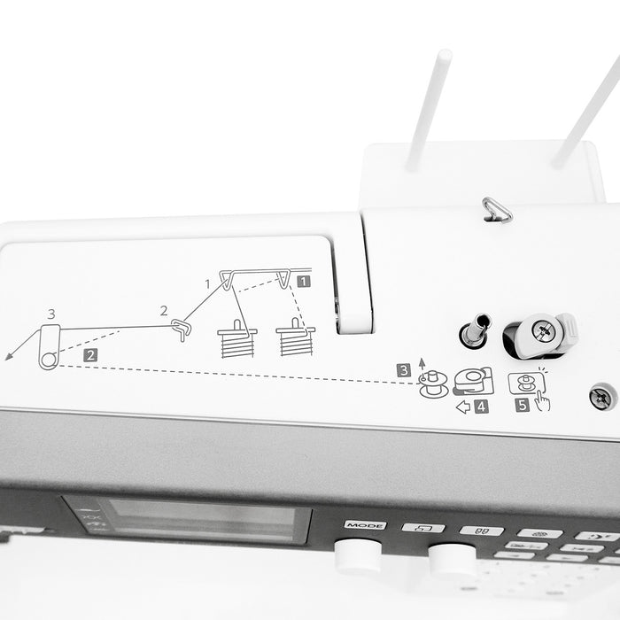 Award Winning Janome Memory Craft 6700P - Professional Sewing Machine with Semi-Industrial Features (U.P. $2988) + 5 Years Carry-In Warranty