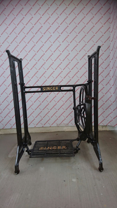 Singer Traditional Sewing Machine 15 Class Leg Treadle with Table & Stand Singer 15NL + Premium quality 5D Table + Stand (Complete Set)
