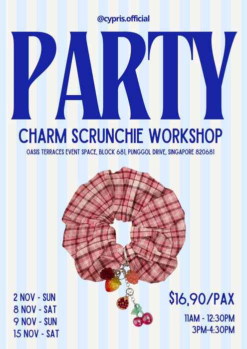 Charm Scrunchie Workshop – Create Your Own Beaded Hair Accessory