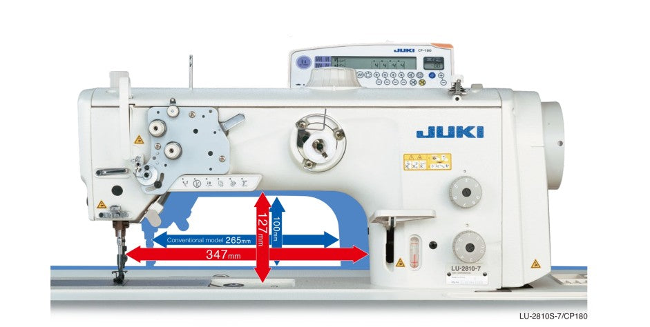 Juki LU-2810AS / SC922 / M51 / CP18C | Industrial Walking Foot Sewing Machine with Table & Wheeled Stand for Upholstery, Leather & Canvas