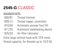 2545; PFAFF Unison Feed, Powerline, Single Needle Lockstitch; Upholstery & Technical fabrics stitching