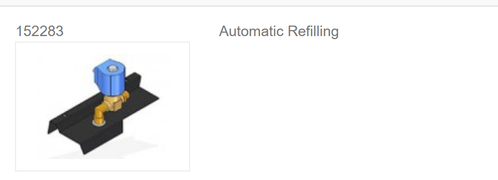 Assembly Set Automatic Water Filling in SG-67 Steam Generator – Article Number 152283-Made in Germany