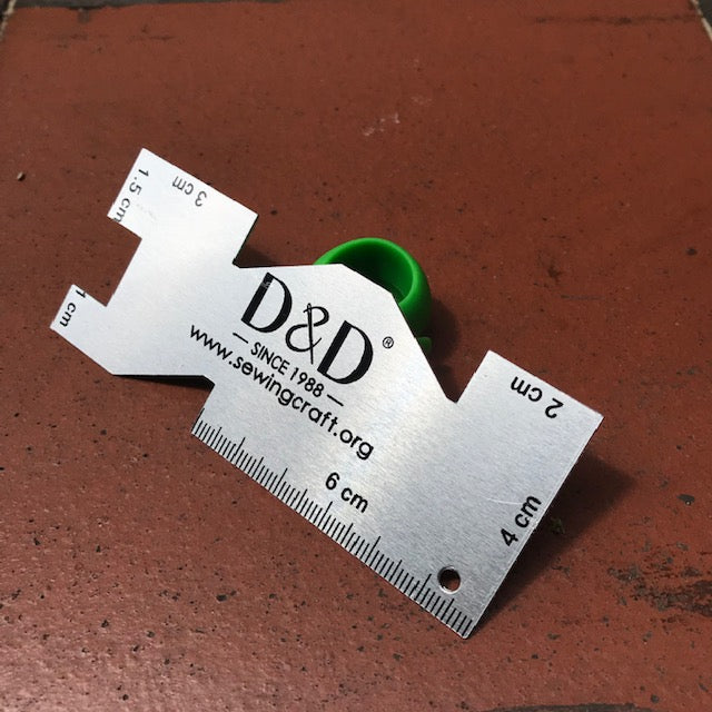 Measuring Gauge Alteration, Quilting and Stitching. Ruler