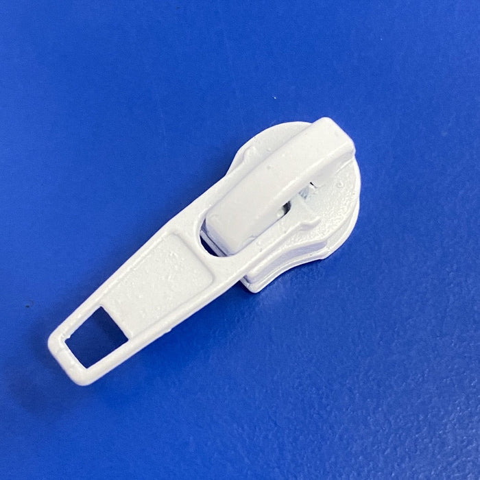 Zip Head; Auto Lock Zipper head; Size 5. WHITE Color