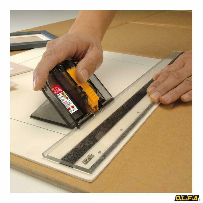 Olfa MC45 197B Safety Mat Cutter 45 Degrees Cutting Guide Ruler Made in Japan