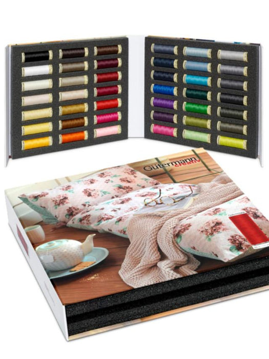 700894 | 42 Reels, Appealing storage notebook, Sew-all Thread 100 m, Premium Quality - Gutermann Made in Germany.