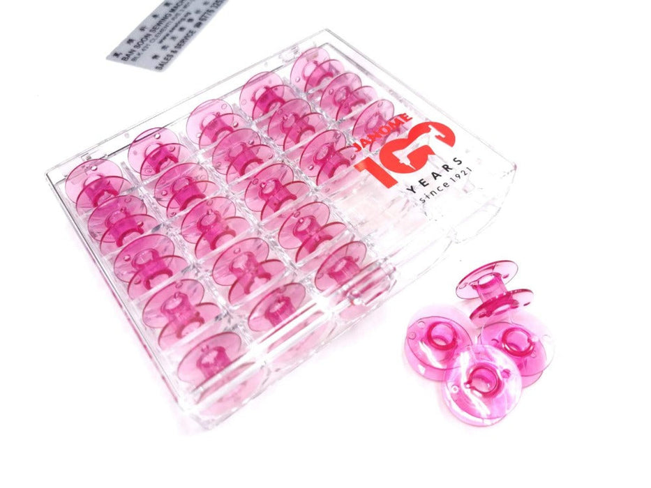 Bobbins Janome Original Cherry Blossom Pink  -  25 pcs/box Limited Edition