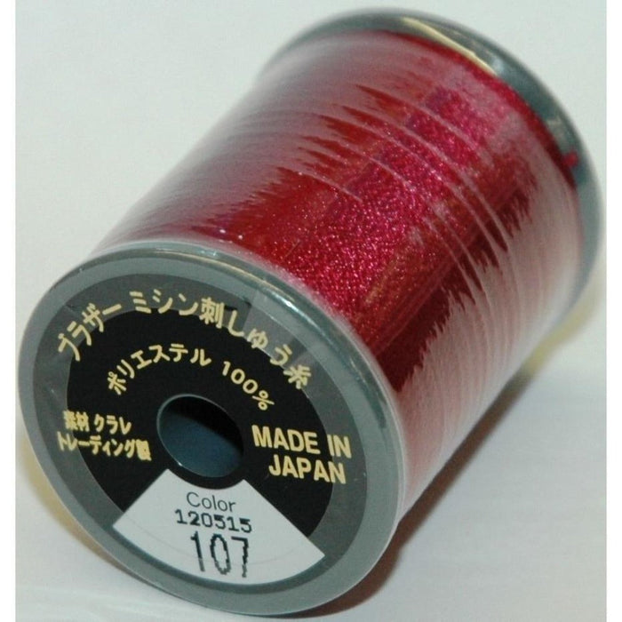 Col. 107 Brother Embroidery Threads - Dark Fuchia