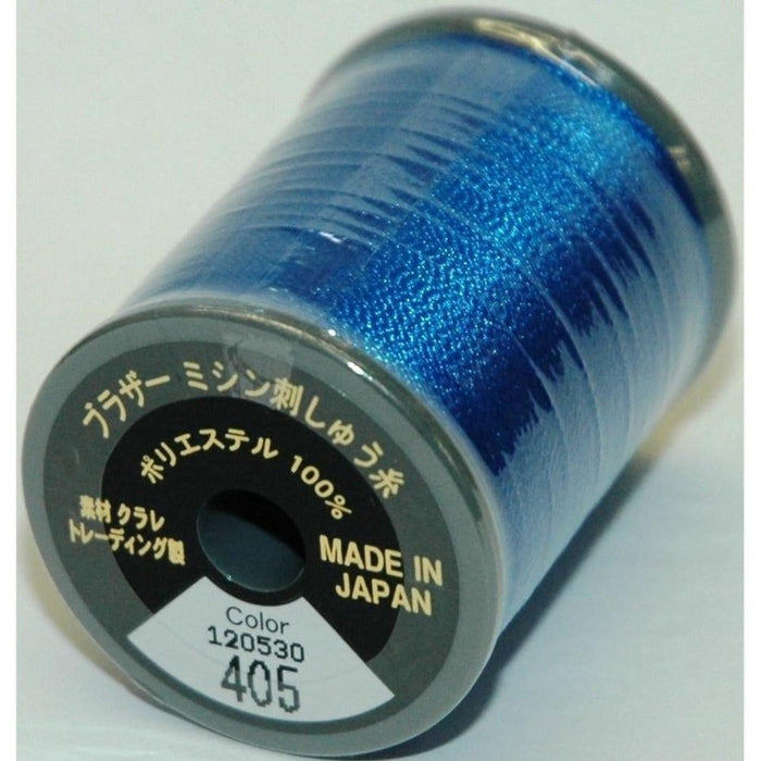 Col. 405 Brother Embroidery Threads - Blue