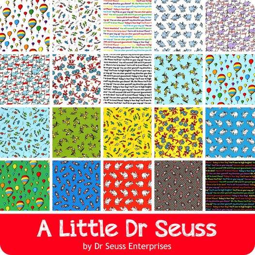 A Little of Dr Seuss by Robert Kaufmann Fat Quarters