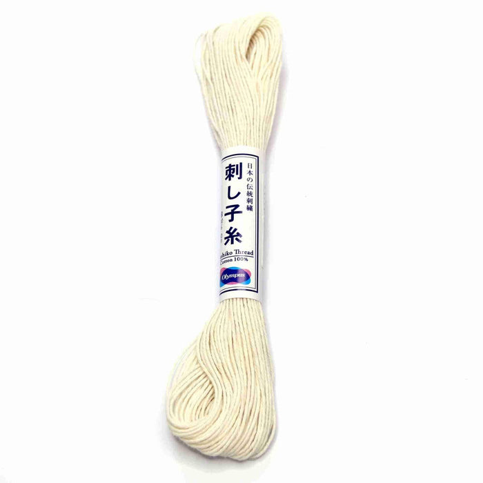 Sashiko Olympus Thread Solid Colour - Col: 2#140 Natural Color