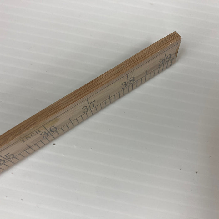 Ruler - one meter / 39 1/2 inch (Wooden Premium Quality)