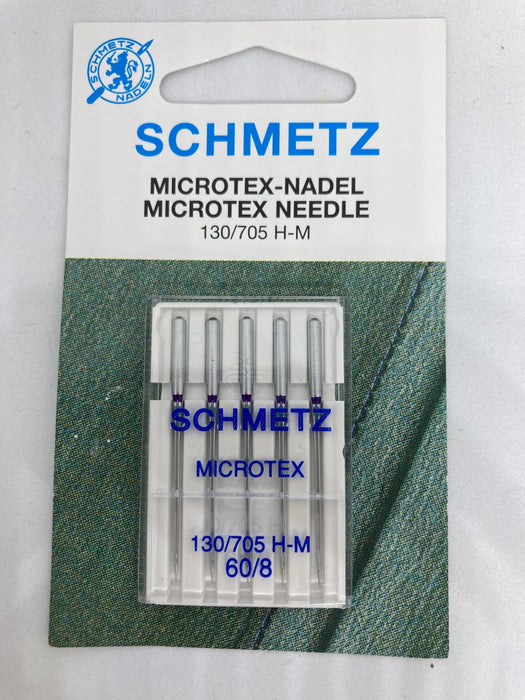 Schmetz Microtex Needles with Slim Acute Point for Synthetic