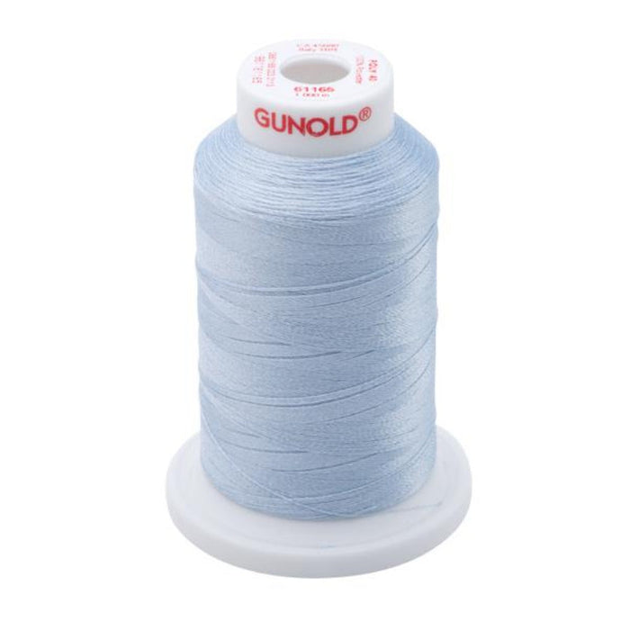 Gunold Embroidery Thread - POLY 40 - 1000m - 61165 - Lt. Sky Blue