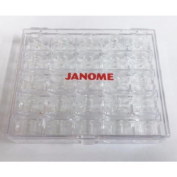 Bobbins Clear View Janome Original in 25 pcs box