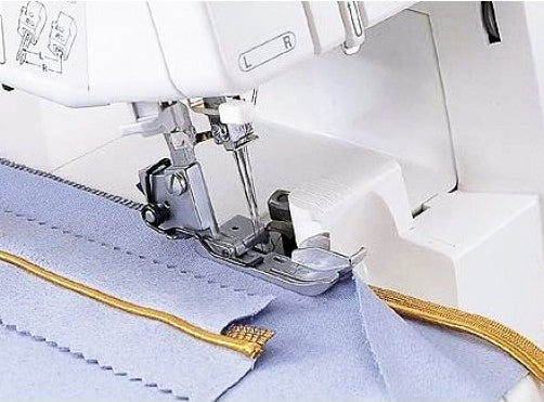 Piping Foot For Brother Overlock Machine (Brother Original) SA210AP