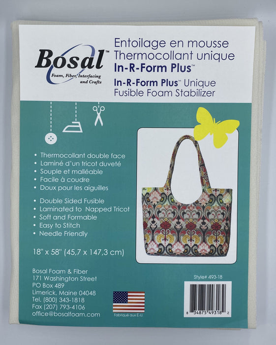 Bosal 493-18 In-R- Form Double Sided Fusible Stabilizer 58 inch x 18 inch