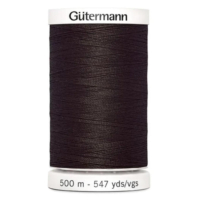 Col. 696 Gutermann Sew All Thread 500m Premium Quality 100% - Mahogany Color