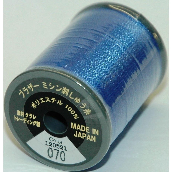 Col. 070 Brother Embroidery Threads - Cornflower Blue