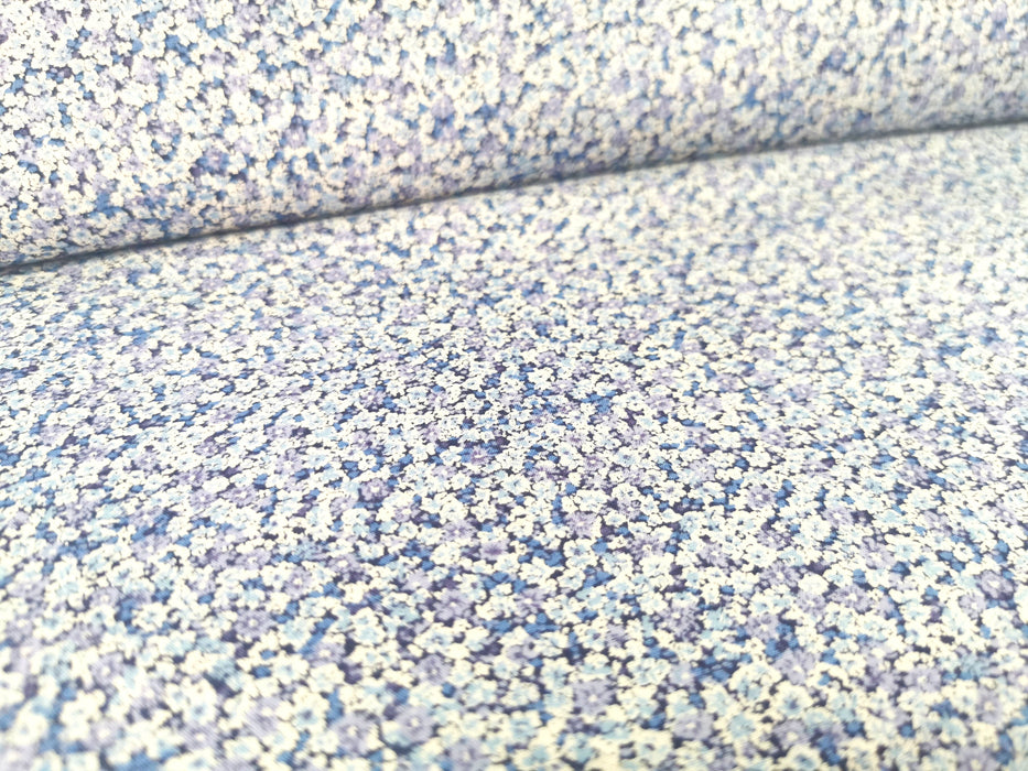 Japanese Fabric 100% Premium Cotton Banquet Blossom Blue Sevenberry Robert Kaufman
