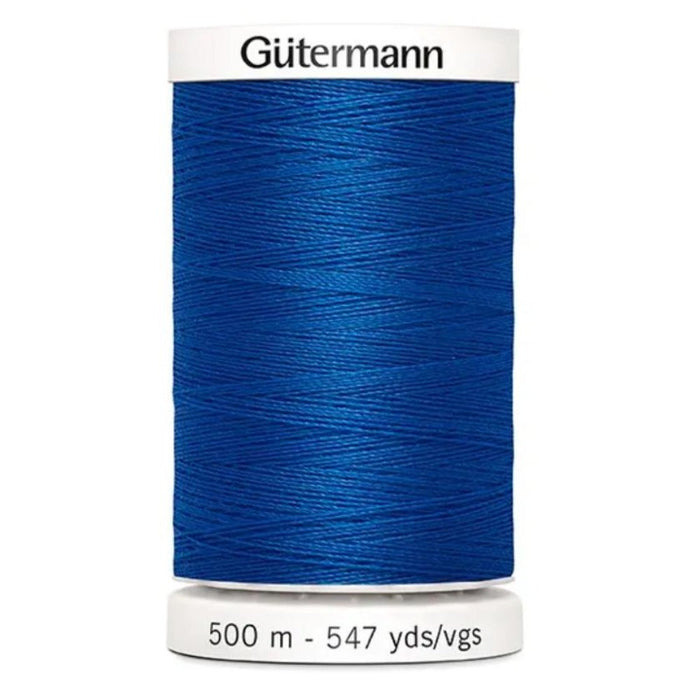 Col: 322 Gutermann Sew All Thread 500m Premium Quality 100% - Cobalt Blue Color