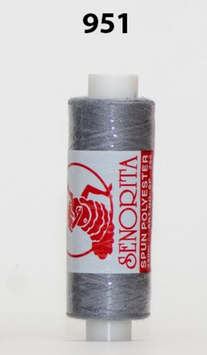 Senorita Sewing Threads (250m)- Col: 946 - 969