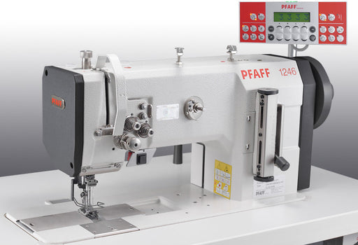PFAFF 1246-6/01 CLPMN8 - Double Needle Heavy Duty Flat-Bed Lockstitch Machine