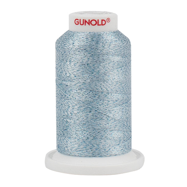 Gunold Embroidery Thread - Poly Sparkle (Star) 30 - 1000m - 50632 Jade Tint with Tone On Tone