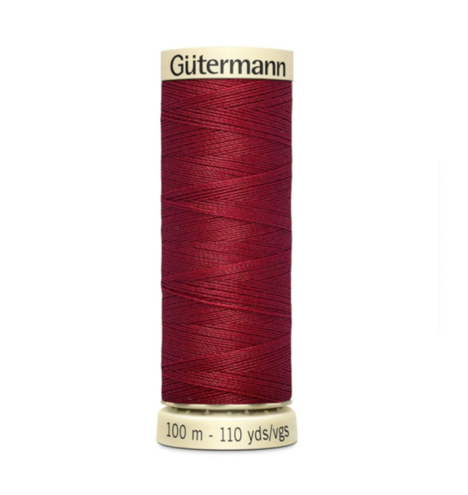 Col. 367 Gutermann Sew All Thread 100m Premium Quality 100% - Ruby Red