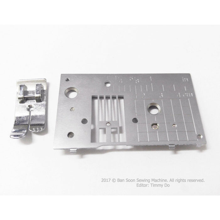 Straight Stitch Needle Plate and Straight Stitch Foot SNP02AP (Brother Original)