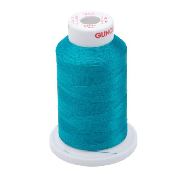 Gunold Embroidery Thread - POLY 40 - 1000m - 61513 - Wild Peacock