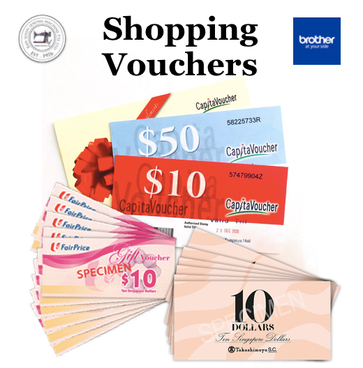 Shopping Vouchers from Brother Singapore $150 Shopping Voucher redemption @ Brother Paya Lebar