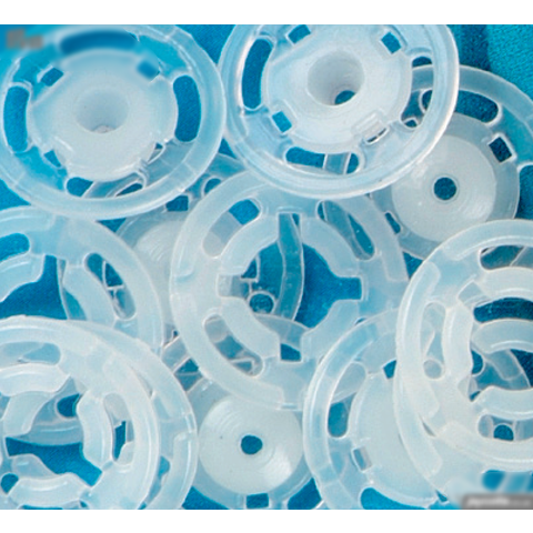Transparent Press Stud Diameter 10mm (5 pairs)