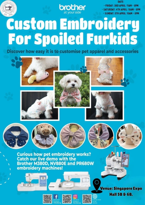 Custom Embroidery for Spoiled Furkids