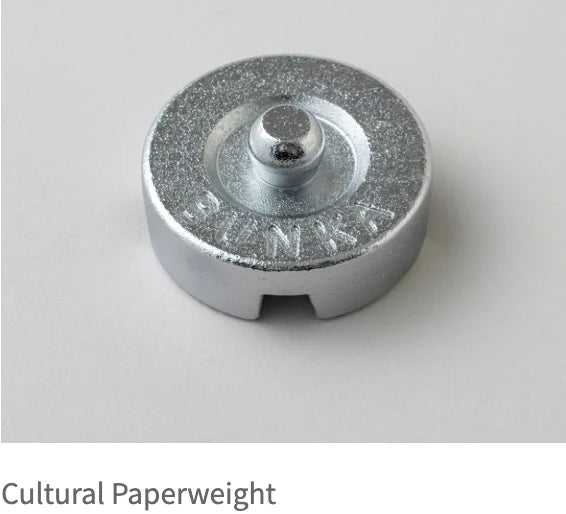 Bunka Silver Professional Paper Pattern Weight, 360g; 6cm in diameter.