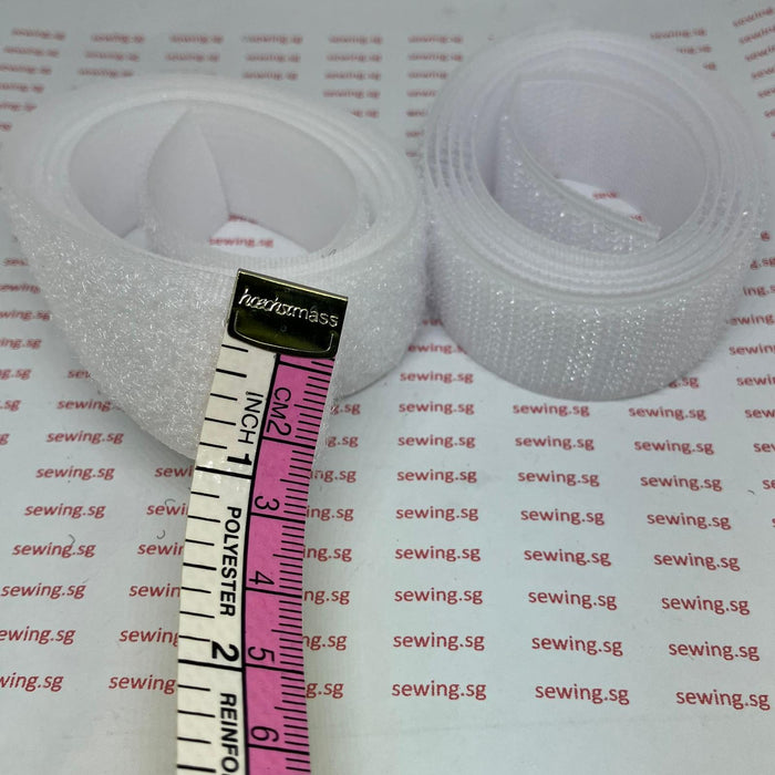 Velcro | Magic Tape 3/4 inch & 1 inch width ( BLACK & WHITE))