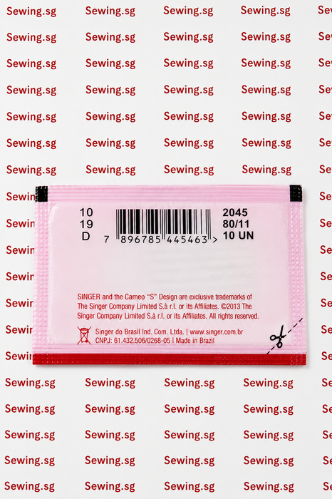 2045 Original SINGER Needles of Sewing Machine (Gold)