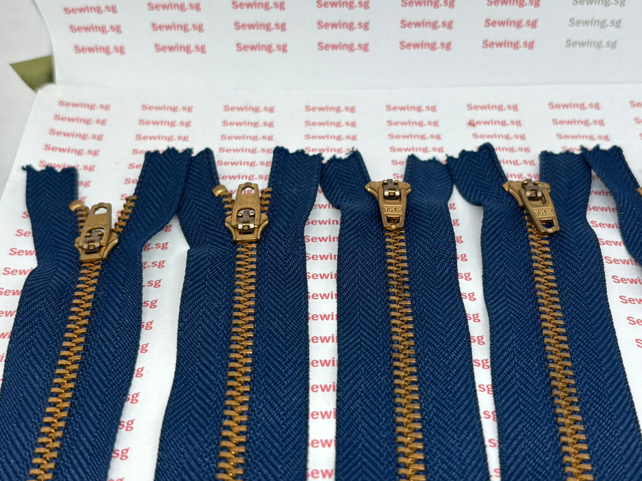 Metal Zipper Ykk For Jeans Pants / Pocket / Pouch 6 Inch