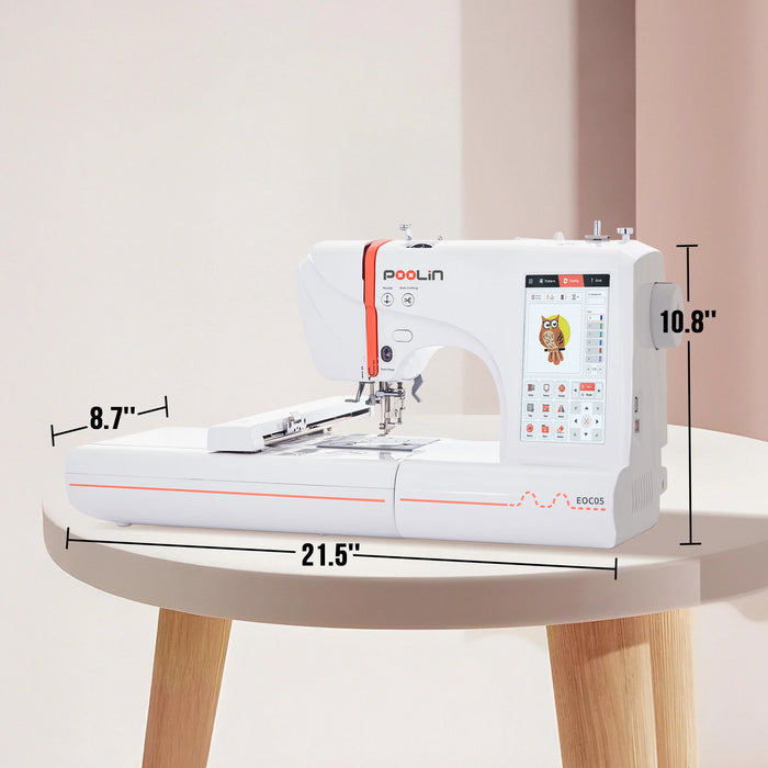 POOLIN EOC05 Computerized Home Embroidery Machine for Beginners - PRE ORDER