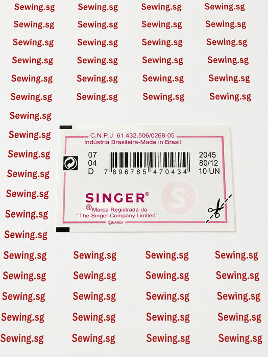 2045 Original SINGER Needles of Sewing Machine (Gold)